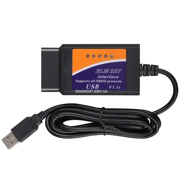 Cканер OBD2 ELM327 v1.5 USB 008 фото